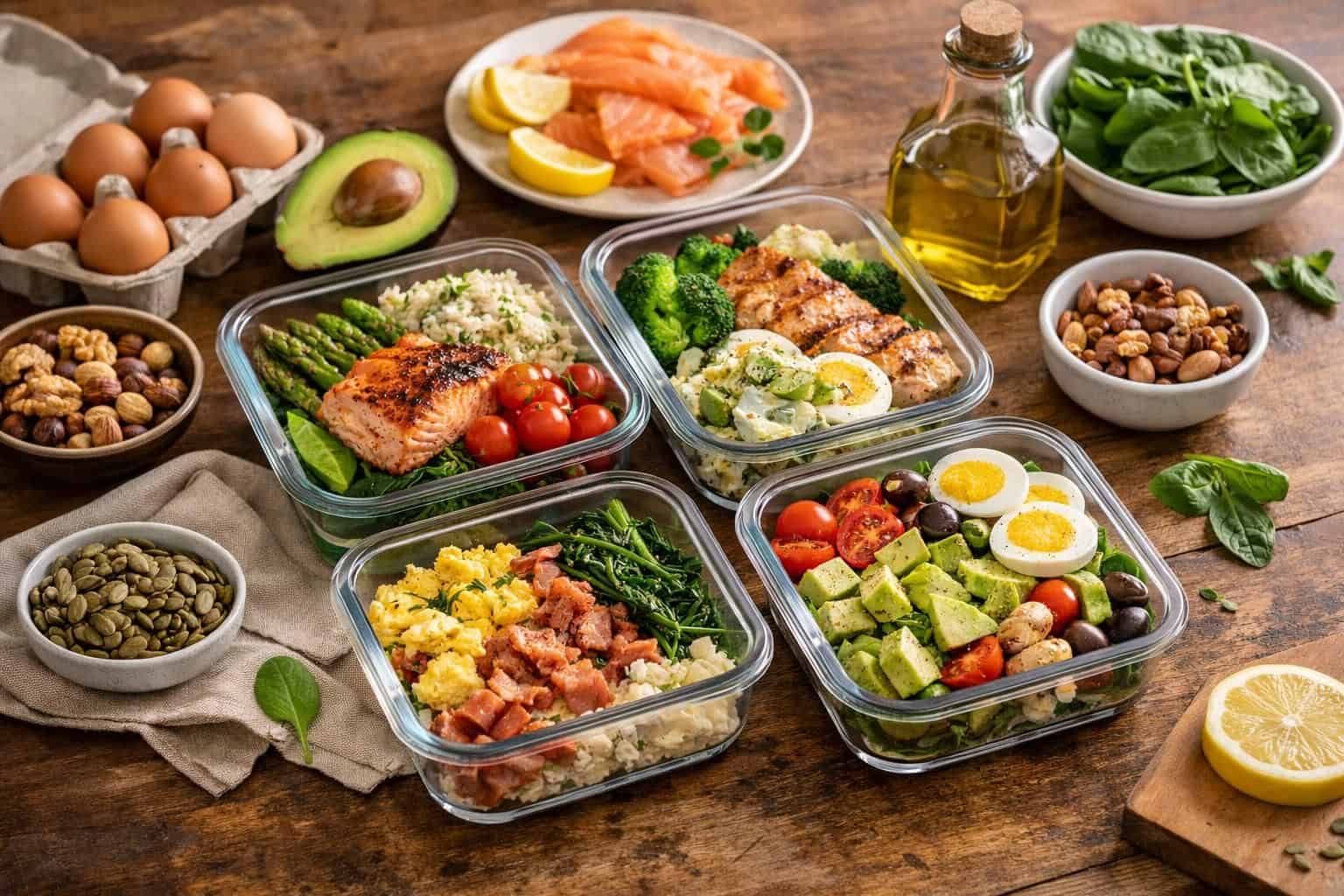 Keto dijeta: jelovnik za 7 dana (jednostavan plan obroka + lista za kupovinu)